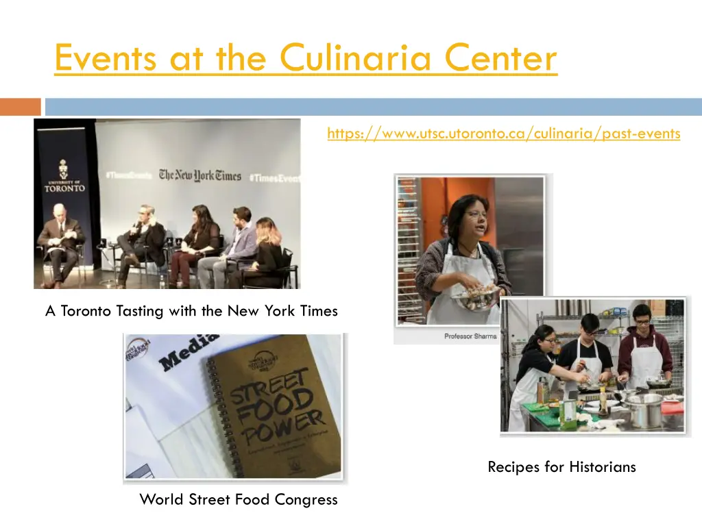 events at the culinaria center