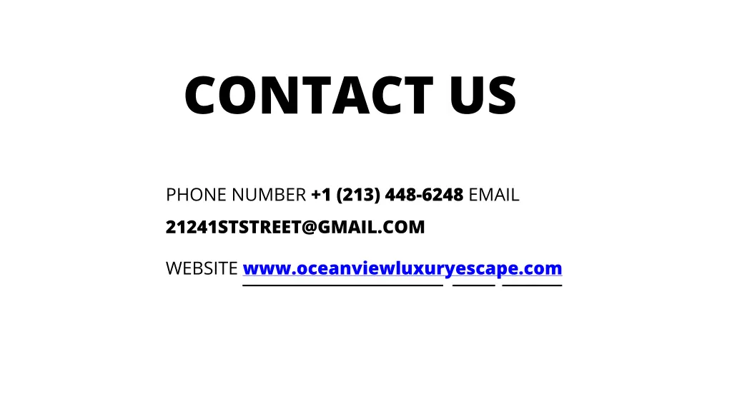 contact us