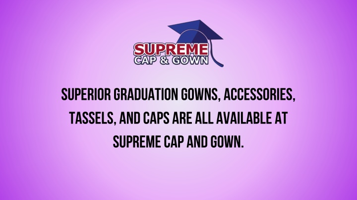 superior graduation gowns accessories tassels