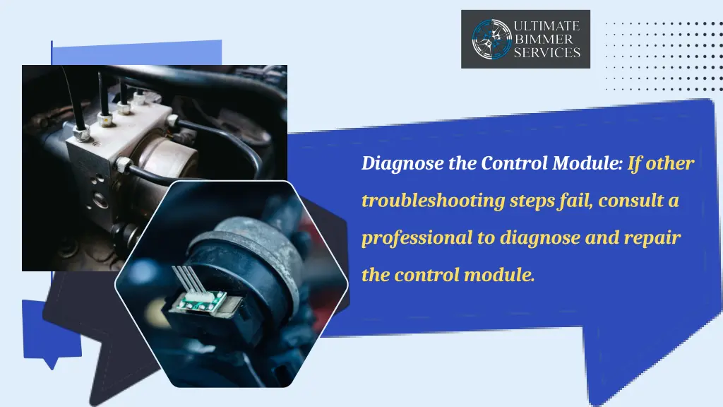 diagnose the control module if other