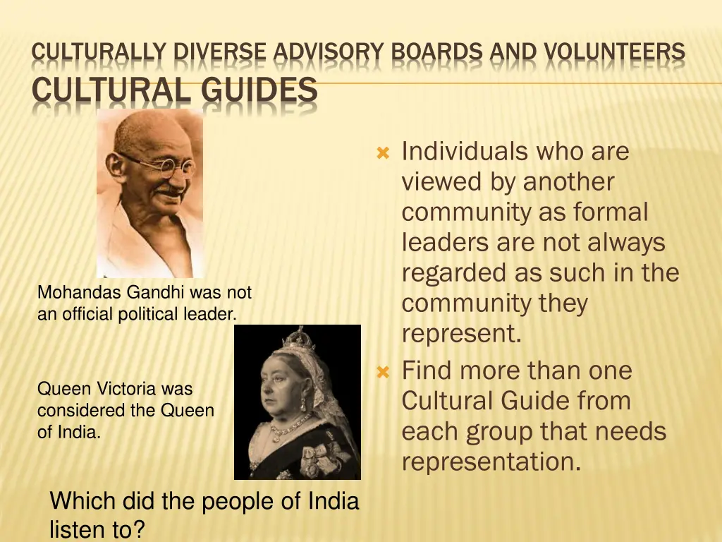 culturally diverse advisory boards and volunteers 4