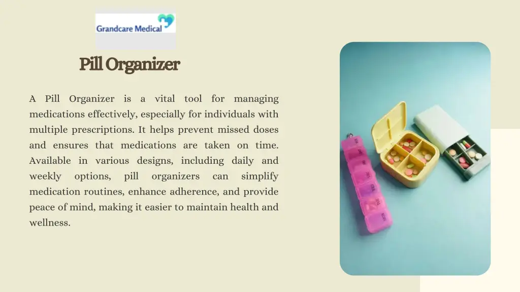 pill organizer