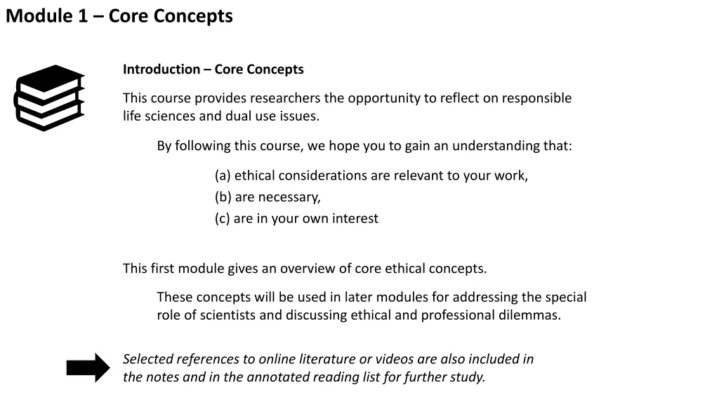 module 1 core concepts