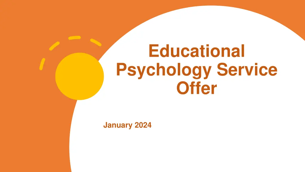 educational psychology service offer