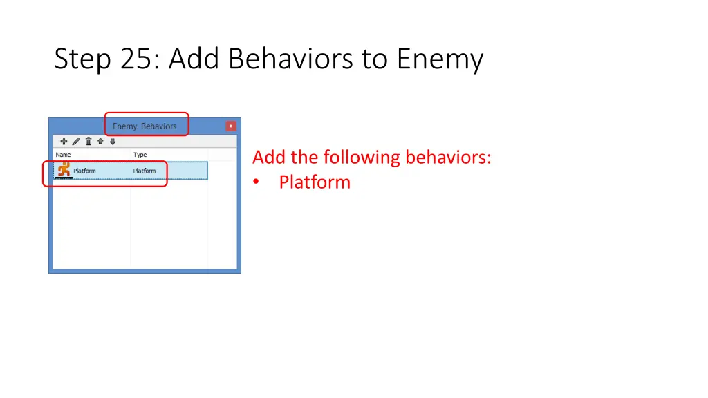 step 25 add behaviors to enemy