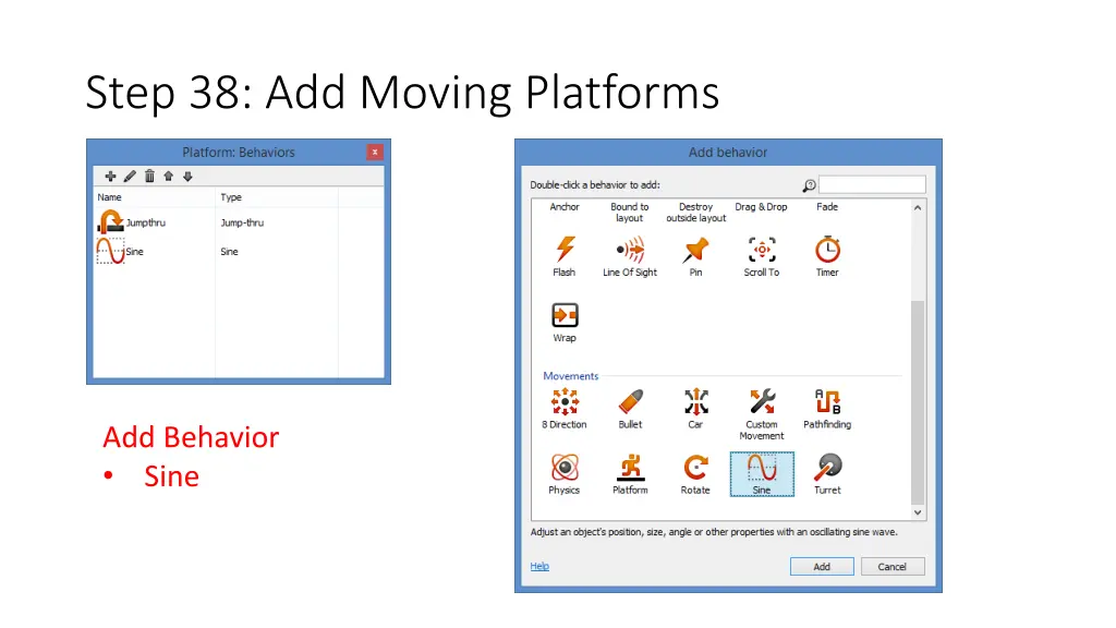 step 38 add moving platforms