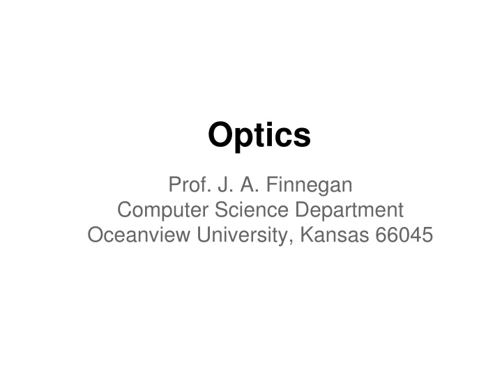 optics