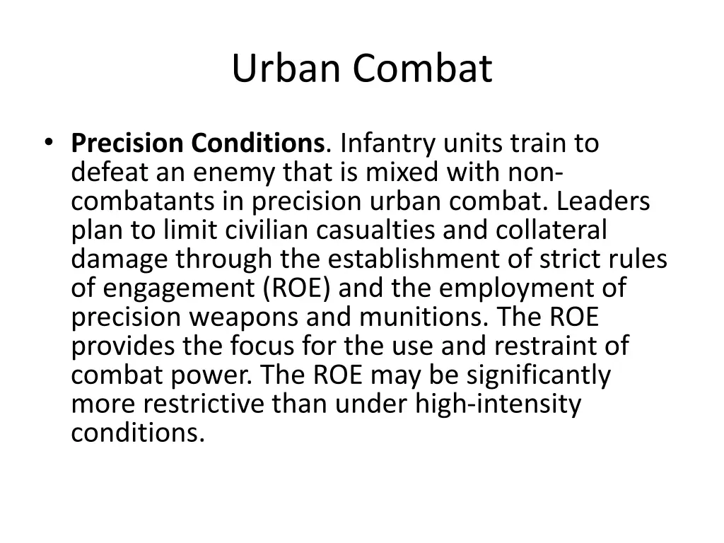 urban combat 1