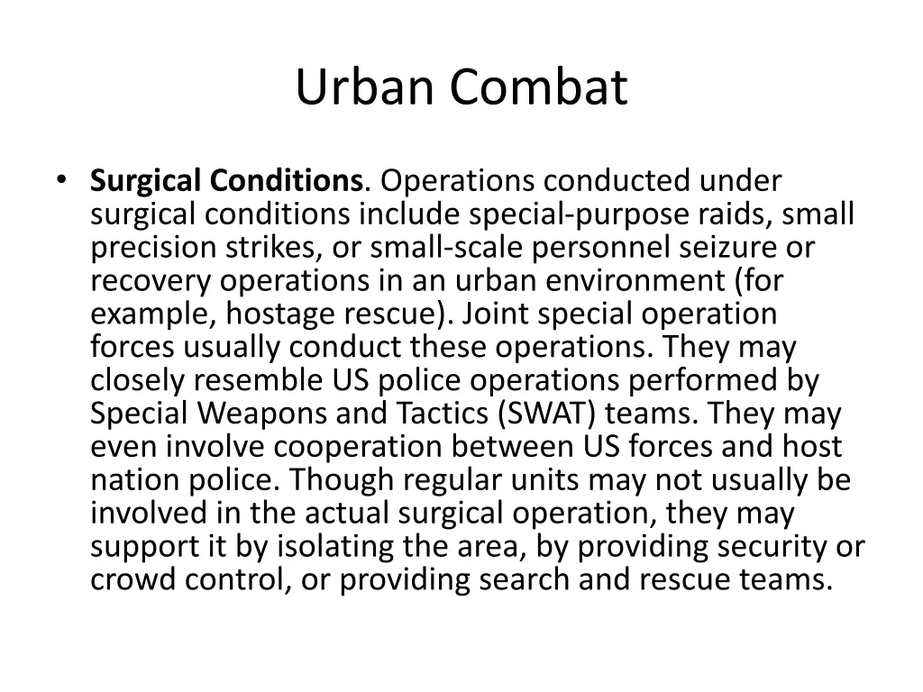 urban combat 2