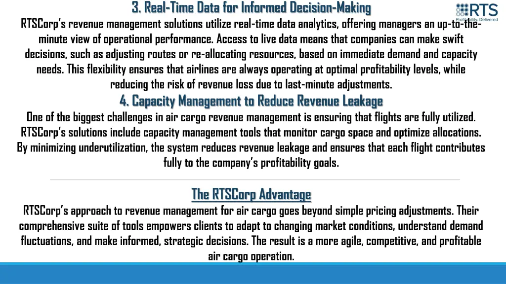 3 real time data for informed decision making