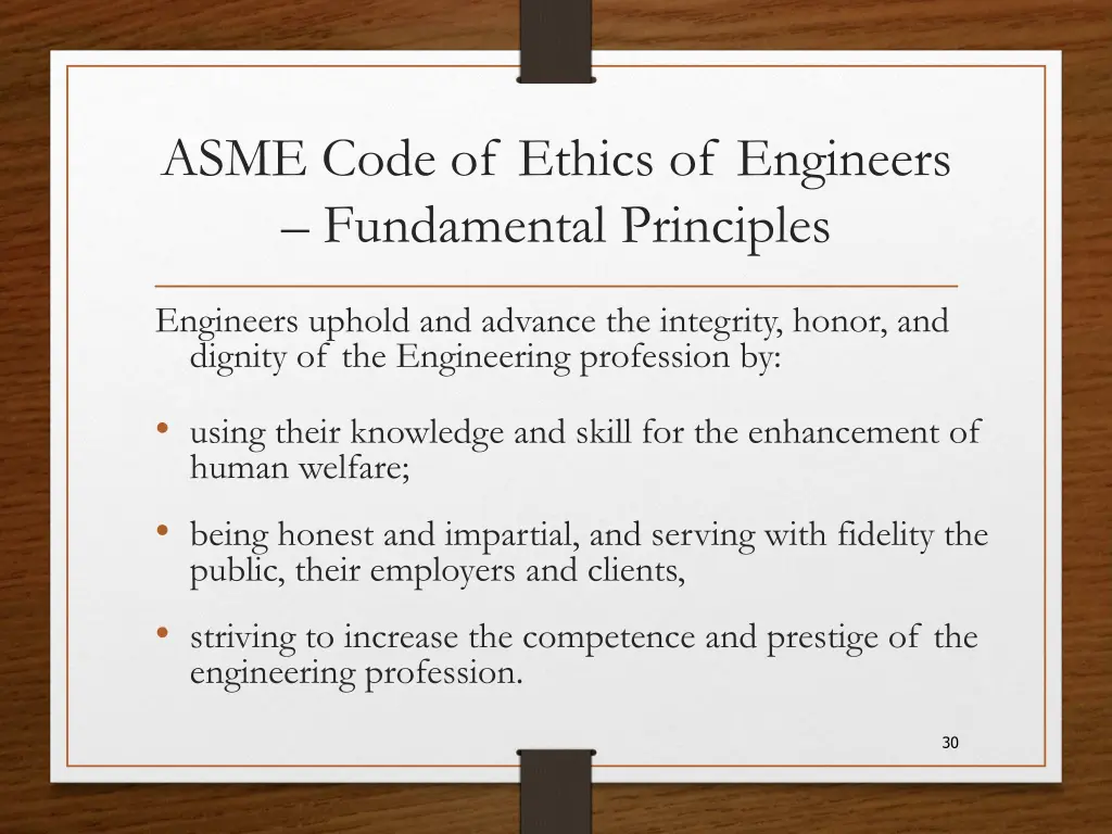 asme code of ethics of engineers fundamental