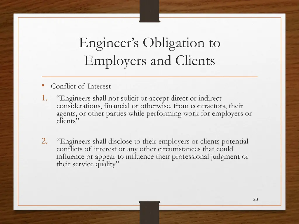 engineer s obligation to employers and clients 4