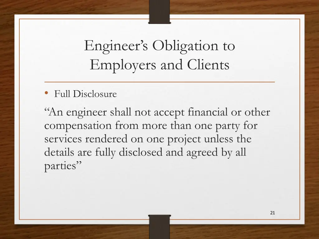 engineer s obligation to employers and clients 5