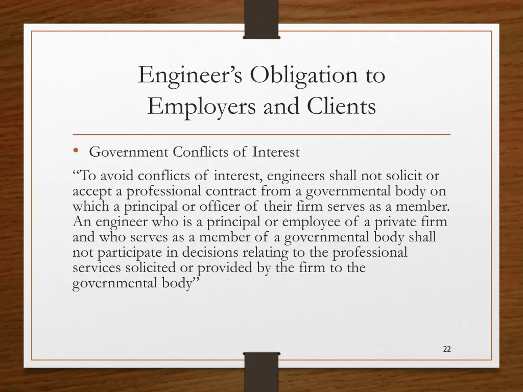 engineer s obligation to employers and clients 6