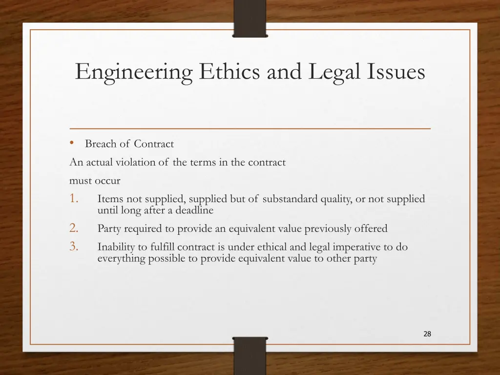 engineering ethics and legal issues 2