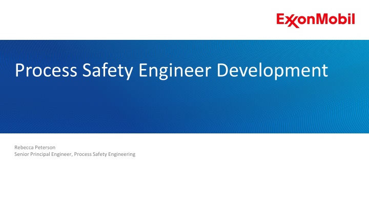 process safety engineer development