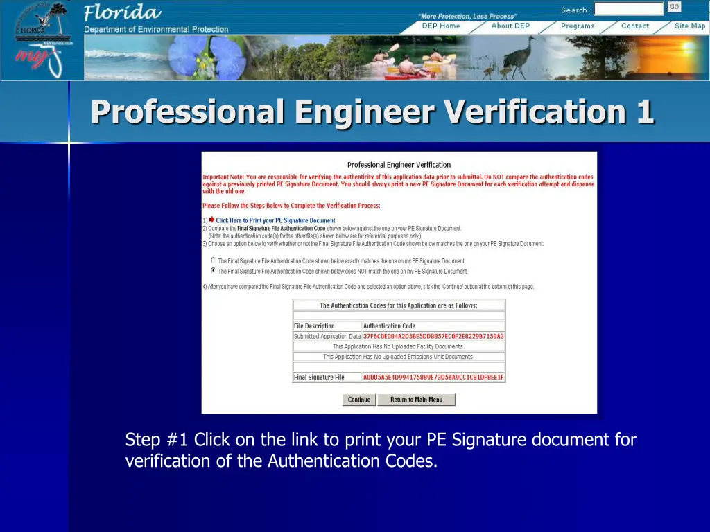 professional engineer verification 1