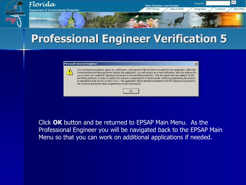 professional engineer verification 5 1