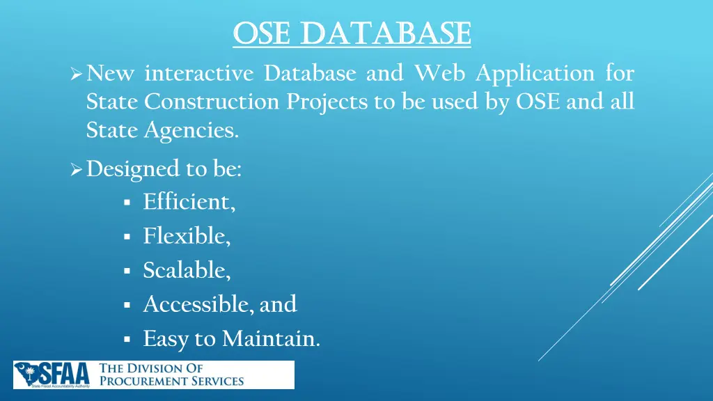 ose database ose database