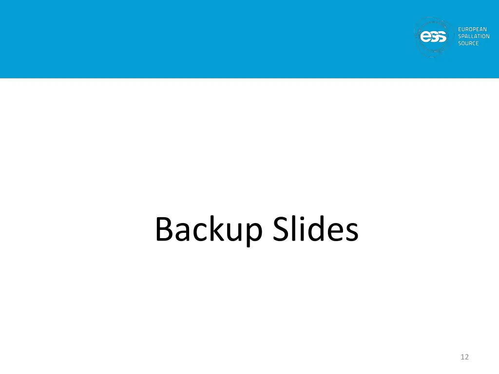 backup slides