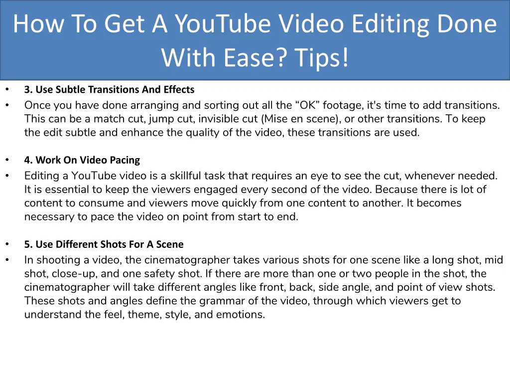 how to get a youtube video editing done with ease 2