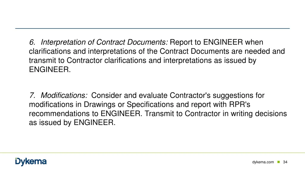 6 interpretation of contract documents report