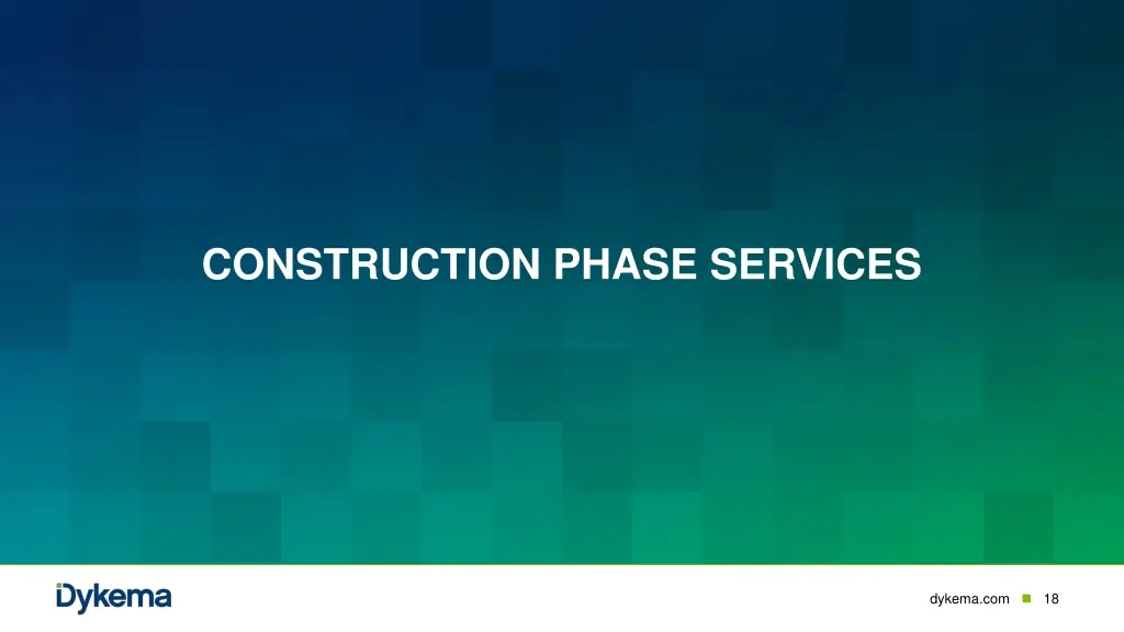 construction phase services