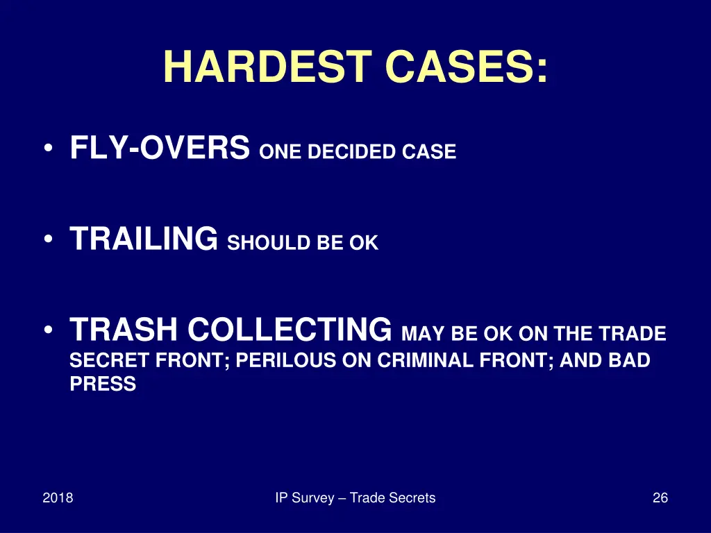 hardest cases