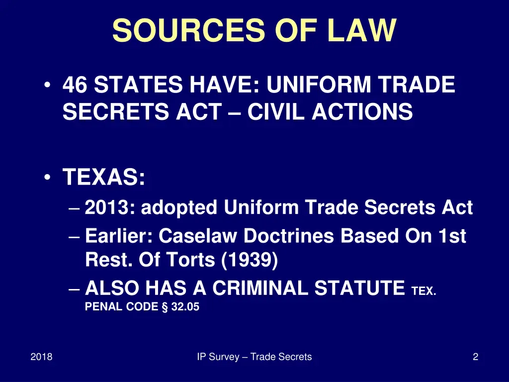 sources of law