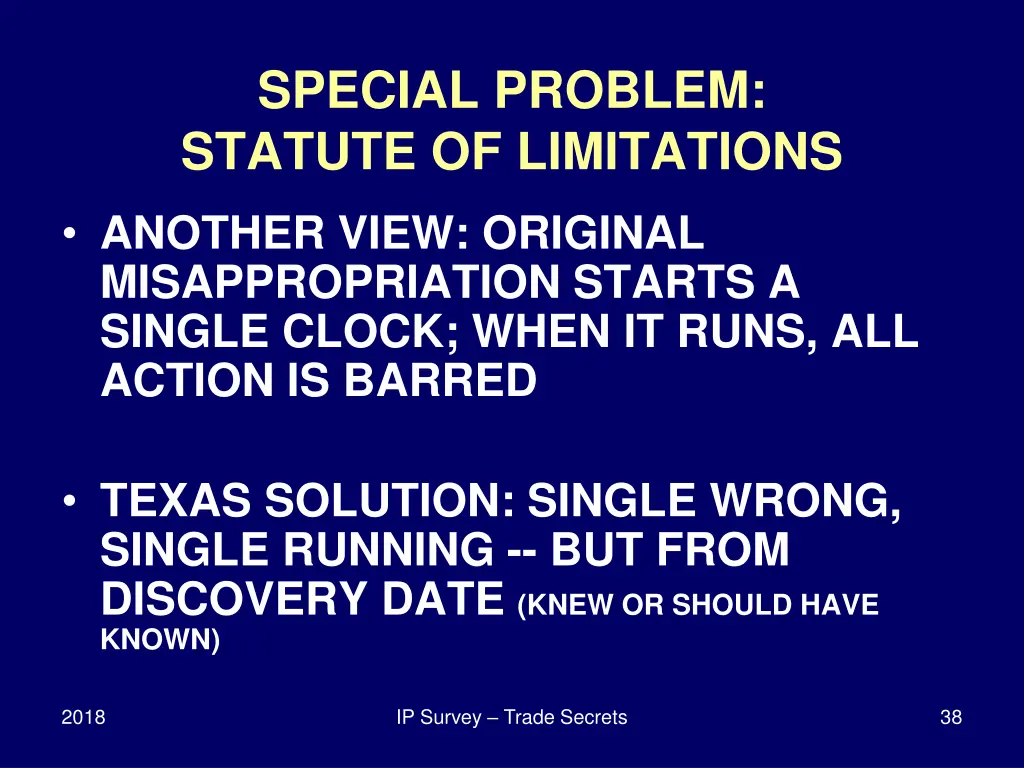 special problem statute of limitations 1