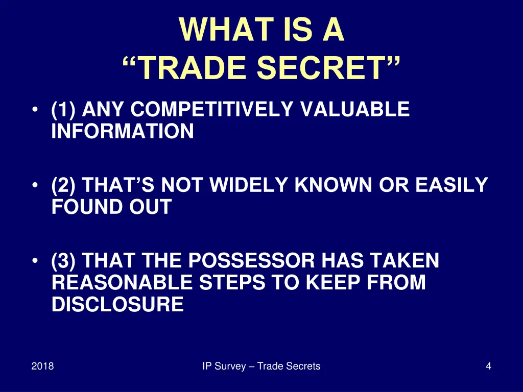 what is a trade secret