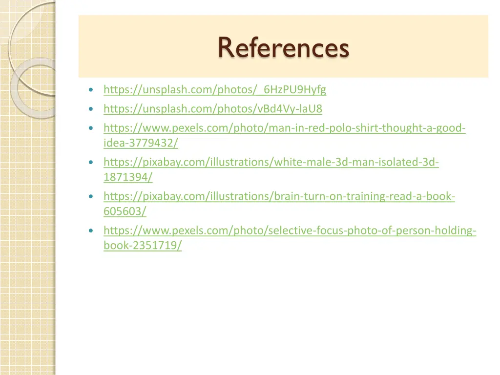 references