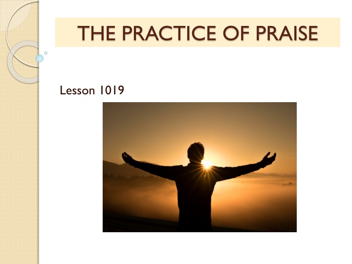 the practice of praise