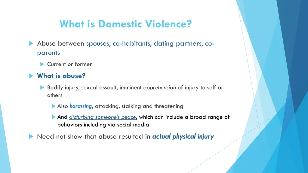 what is domestic violence