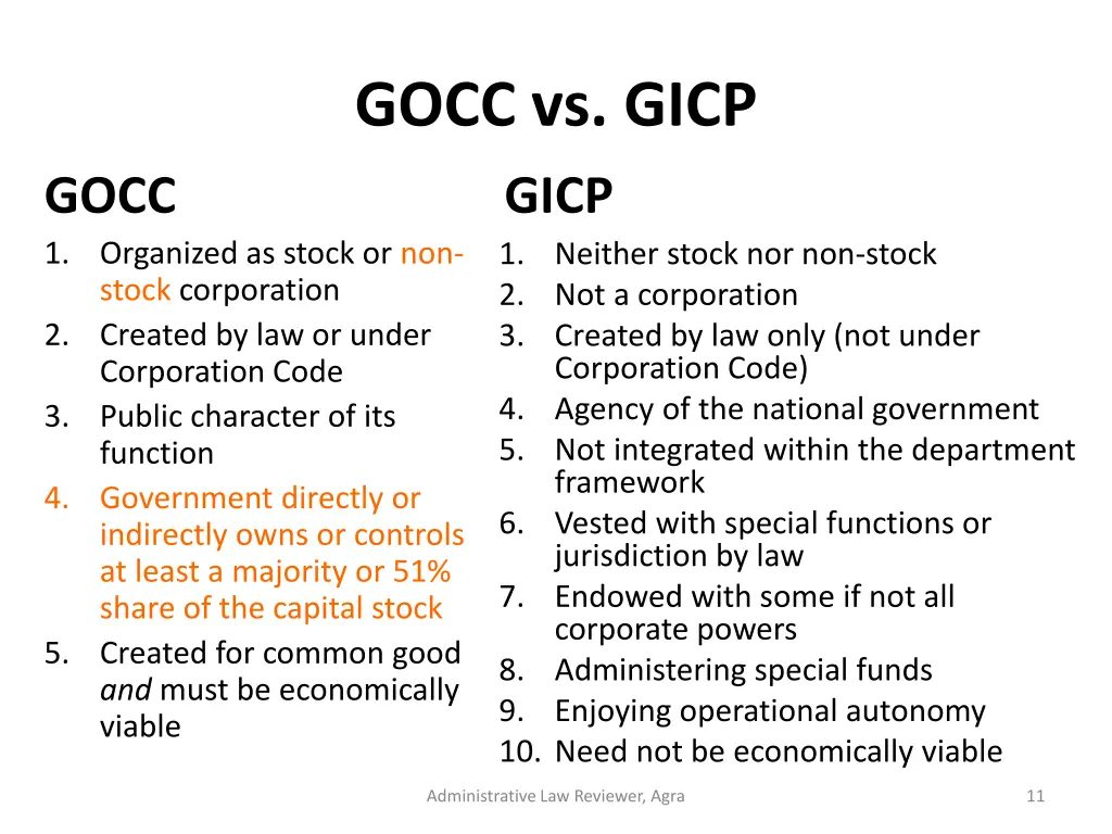 gocc vs gicp