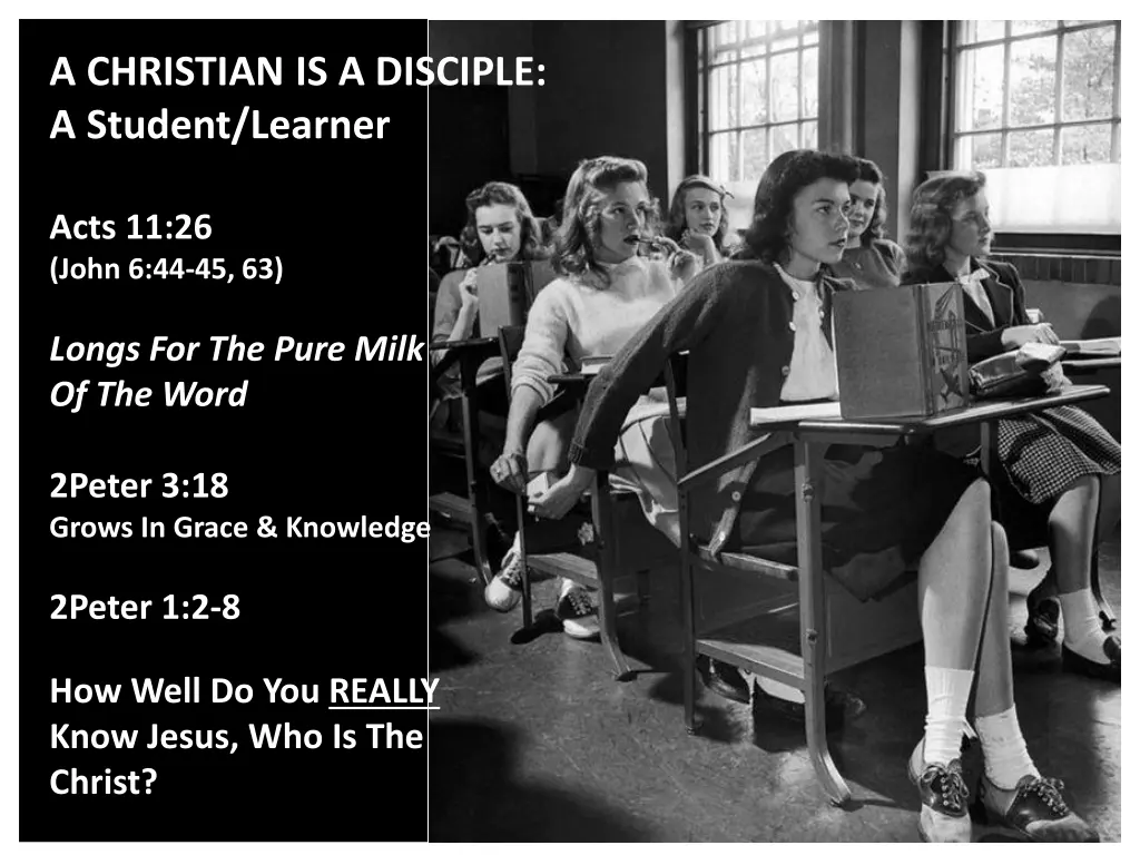 a christian is a disciple a student learner