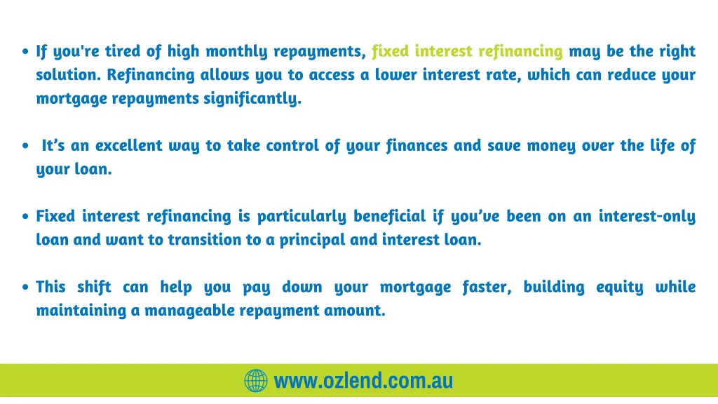 if you re tired of high monthly repayments fixed