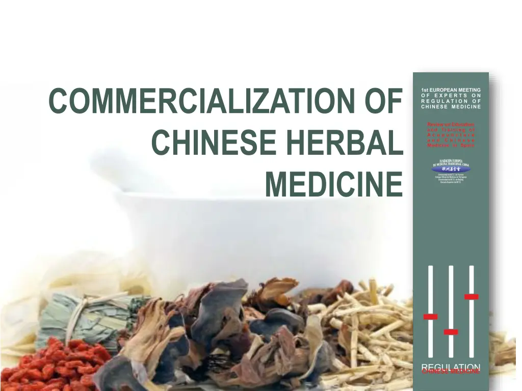 commercialization of chinese herbal