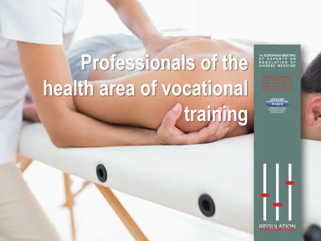 professionals of the health area of vocational