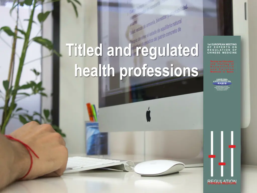 titled and regulated health professions