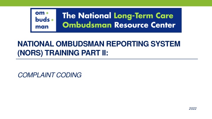 national ombudsman reporting system nors training