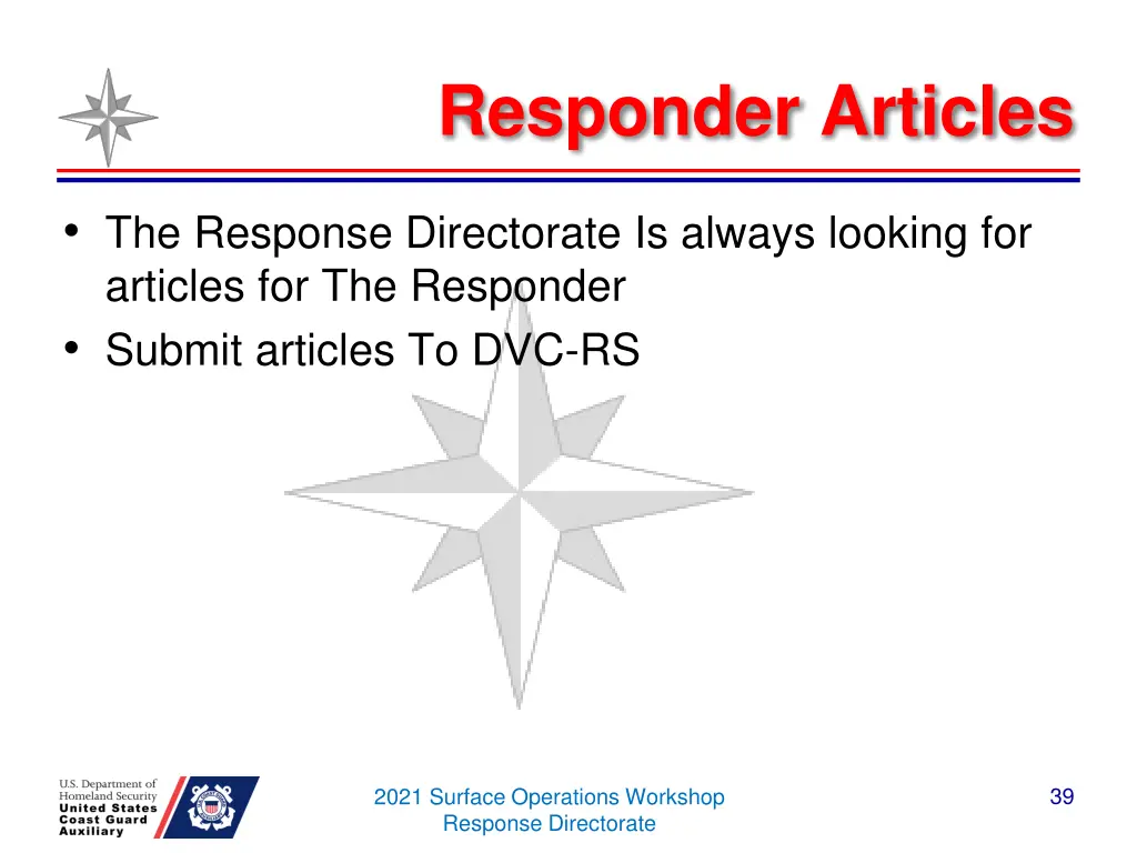 responder articles