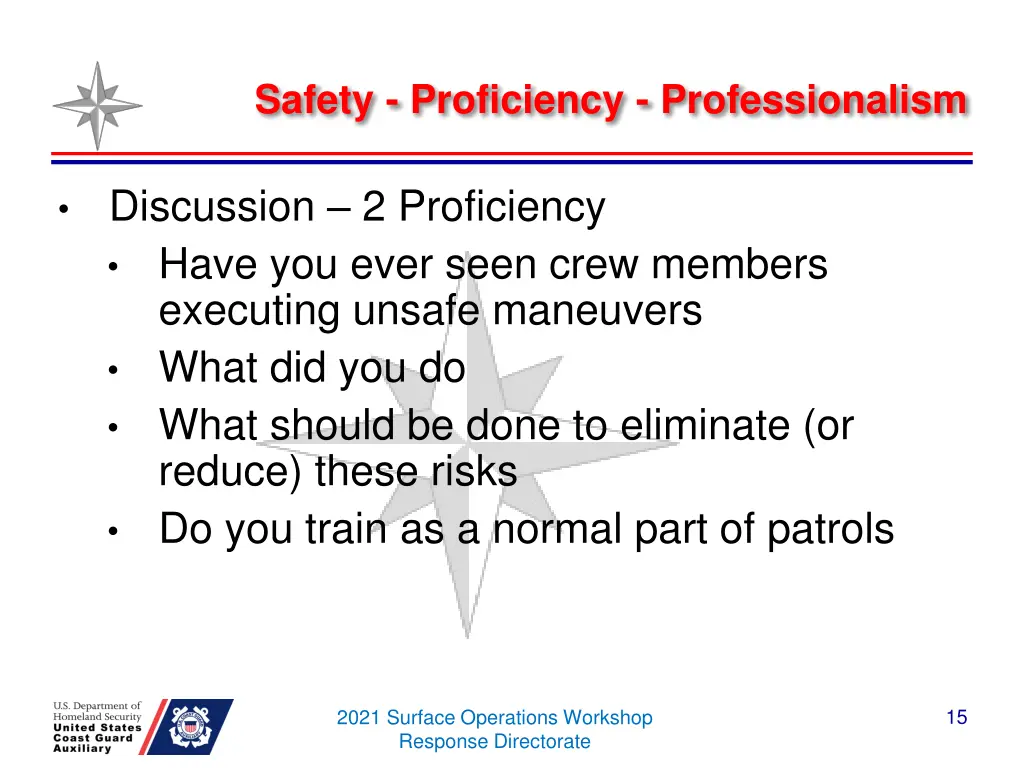 safety proficiency professionalism 1