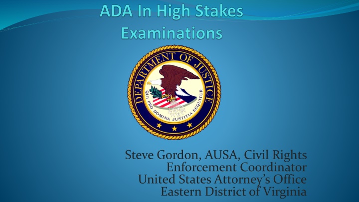 steve gordon ausa civil rights enforcement