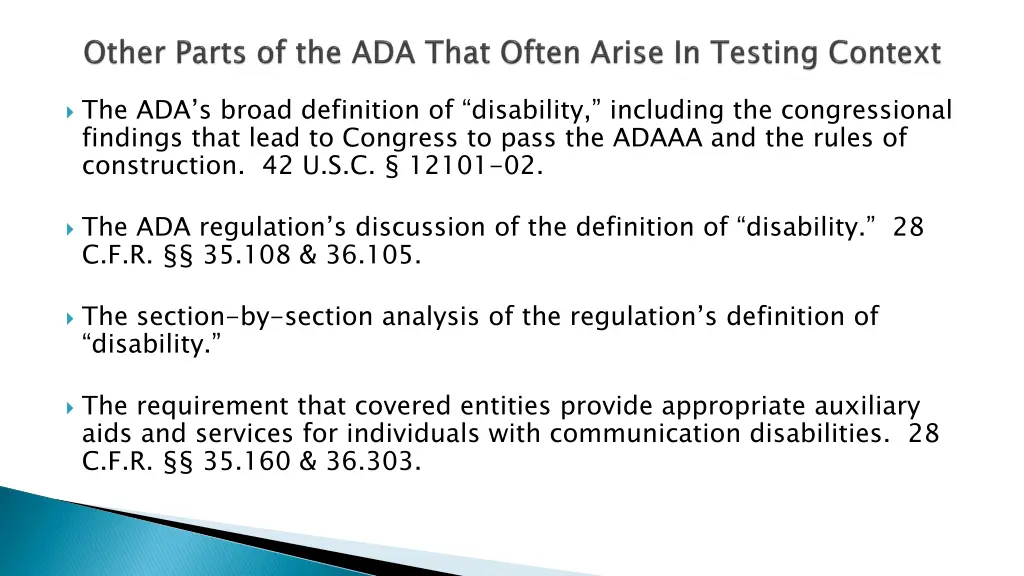 the ada s broad definition of disability