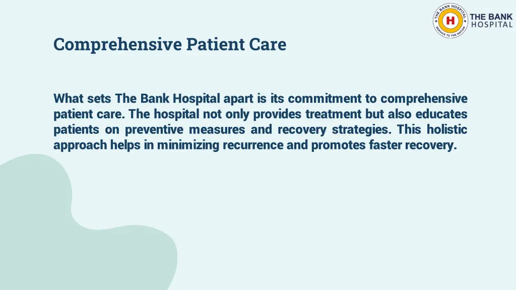 comprehensive patient care