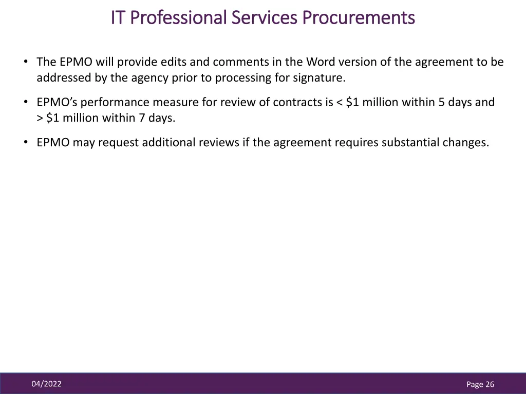 it professional services procurements 1