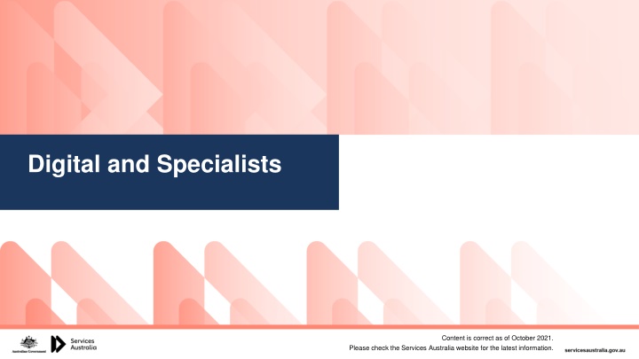 digital and specialists