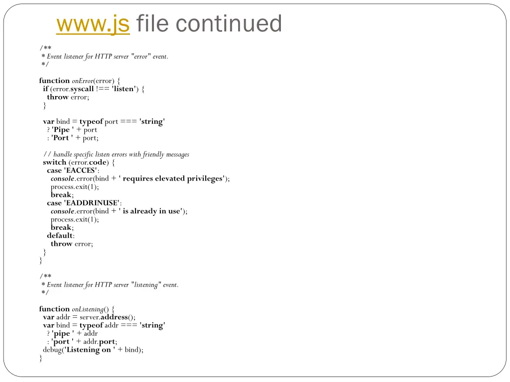 www js file continued 1