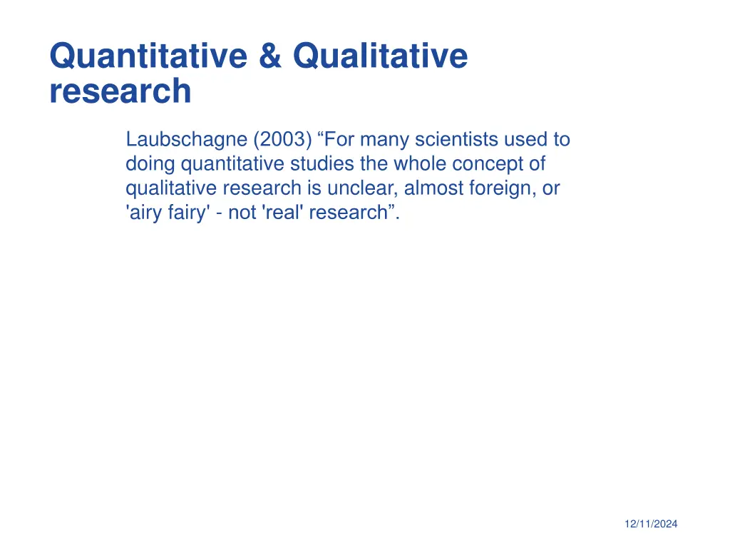 quantitative qualitative research